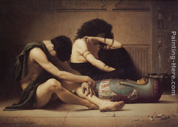 The Death of the First-Born painting - Charles Sprague Pearce The Death of the First-Born art painting